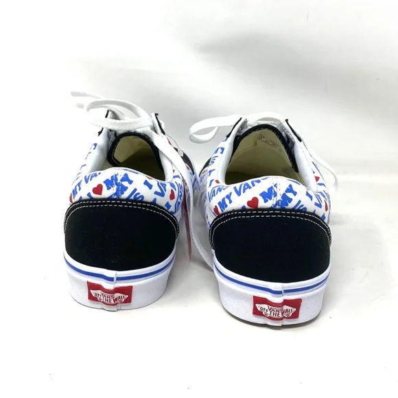 VANS Old Skool Skate Shoes Men Suede Black White Canvas Low Top Custom Alsu01240 - Picture 7 of 11